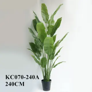 Artificial Big Thick Musa Basjoo 240CM